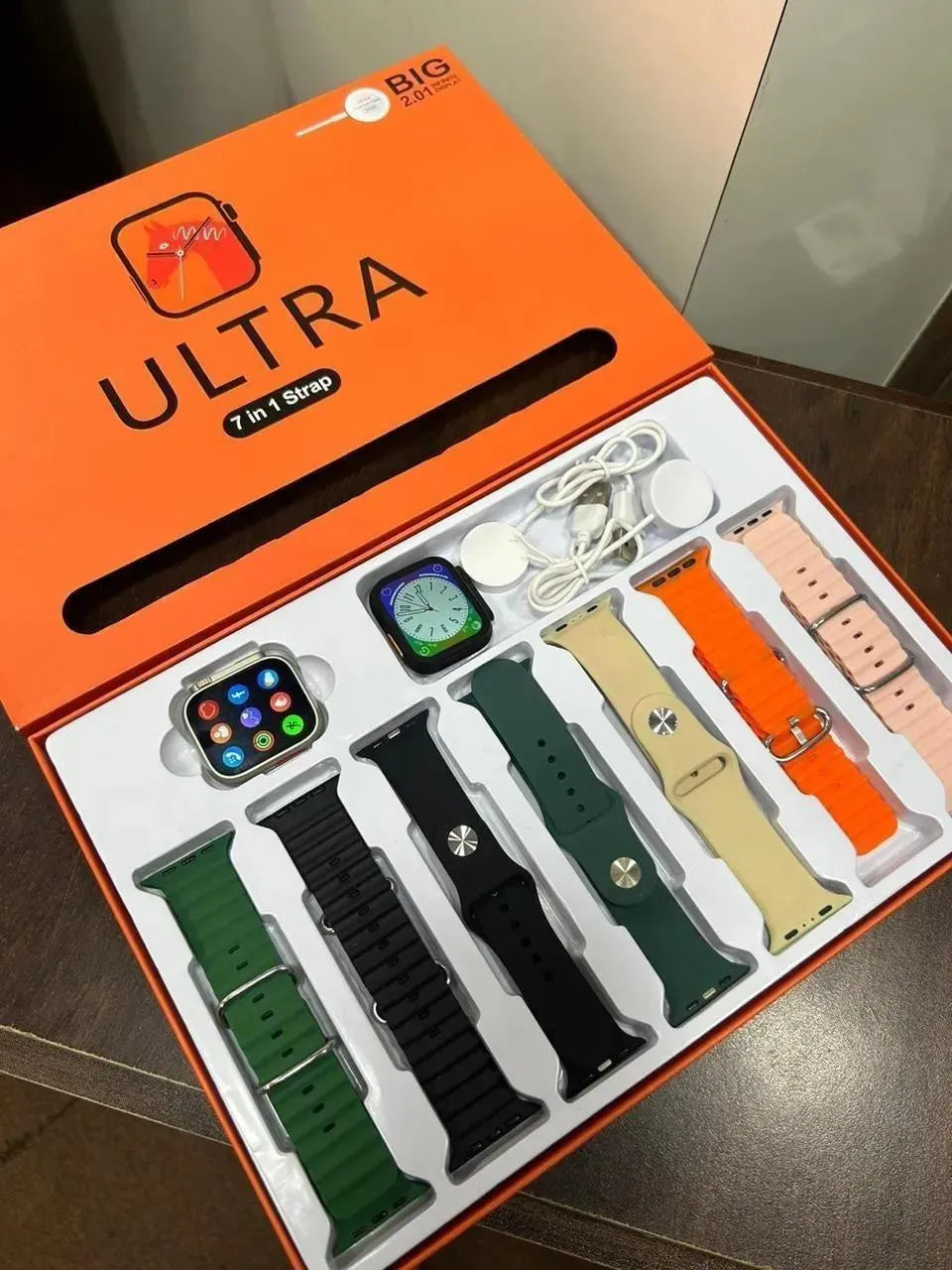 Ultra Smart Watch 7-in-1 | Multiple Straps • Premium Design