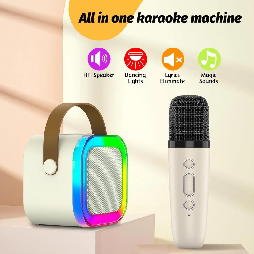 K12 Bluetooth Karaoke Speaker with Voice Changer Mic
