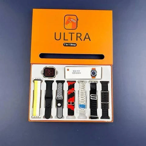 Ultra Smart Watch 7-in-1 | Multiple Straps • Premium Design