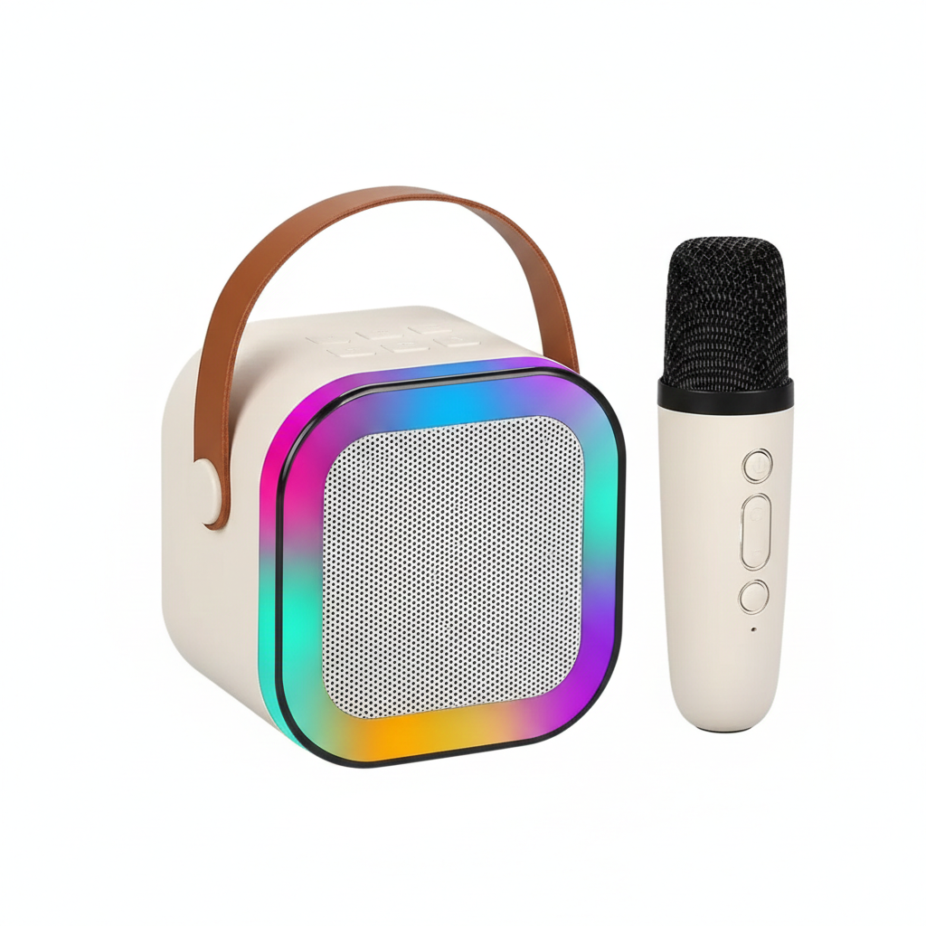 K12 Bluetooth Karaoke Speaker with Voice Changer Mic