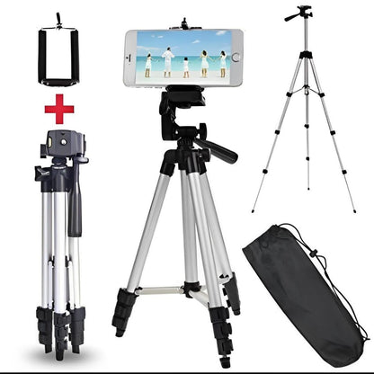 Tripod Stand – 3.5 Feet Adjustable Mobile & Camera Stand with Bag