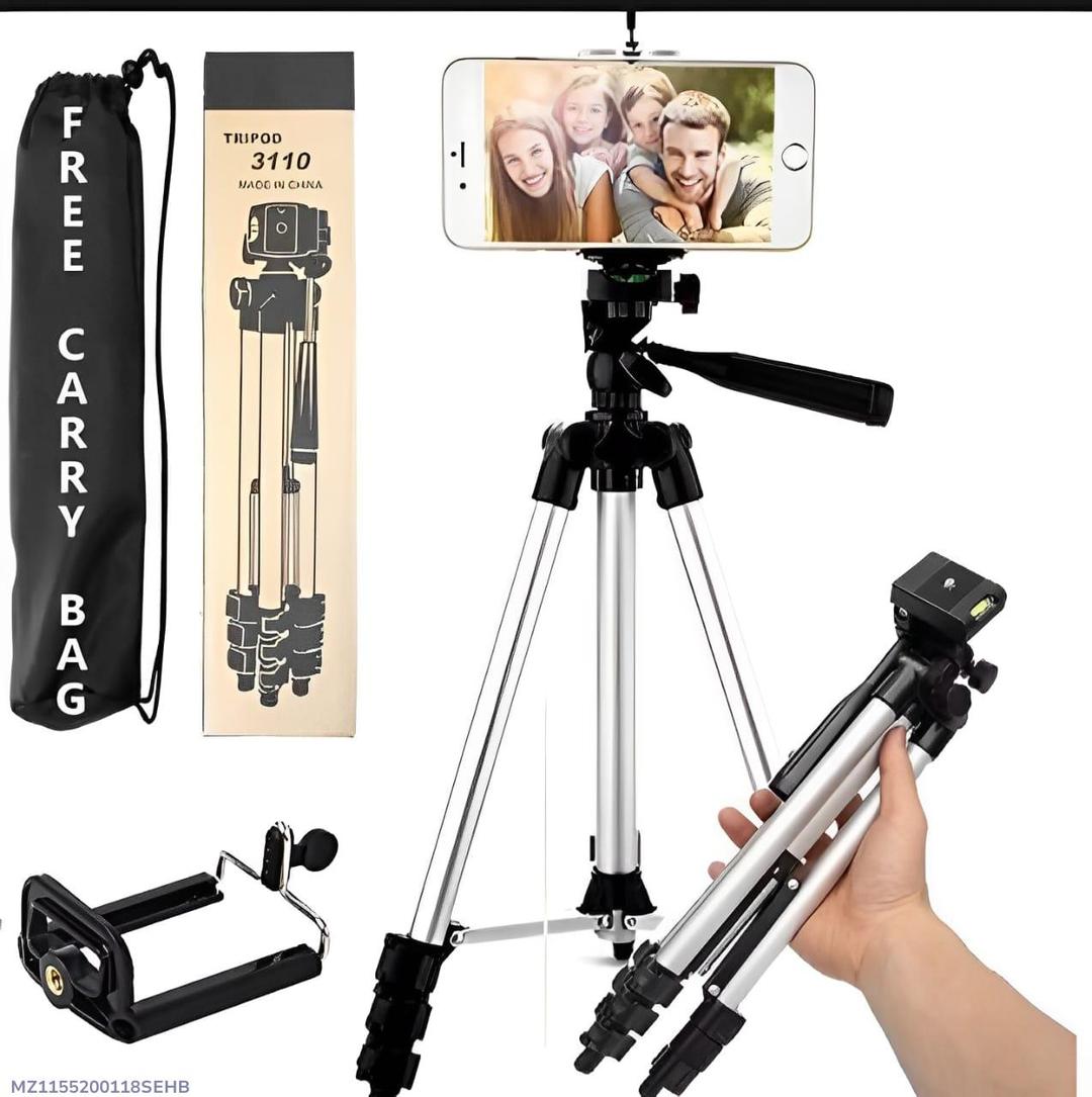 Tripod Stand – 3.5 Feet Adjustable Mobile & Camera Stand with Bag