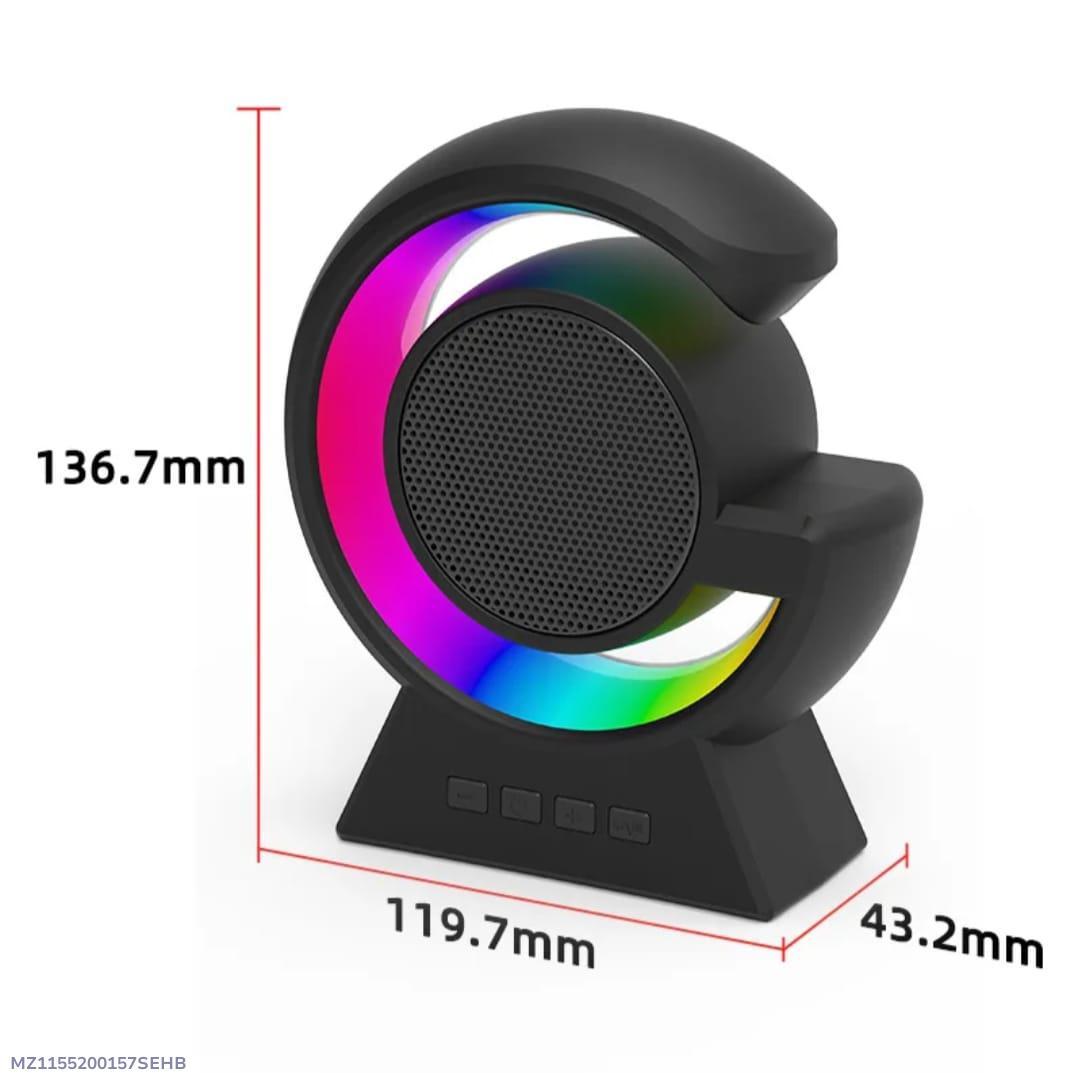 Touch Lamp Wireless Speaker with Voice Control – Stylish Purple Smart Speaker