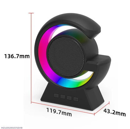 Touch Lamp Wireless Speaker with Voice Control – Stylish Purple Smart Speaker