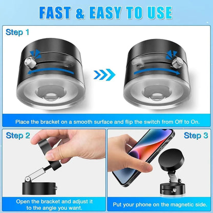Car Dashboard 360° design Magnetic Suction Cup Mobile Phone Holder