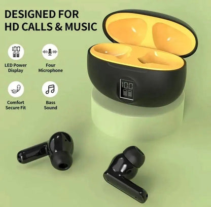 Smart Wireless Stereo Earbuds with Noise Reduction & Touch Control